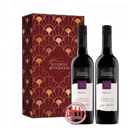 Hộp quà vang Wyndham Bin 999 Merlot