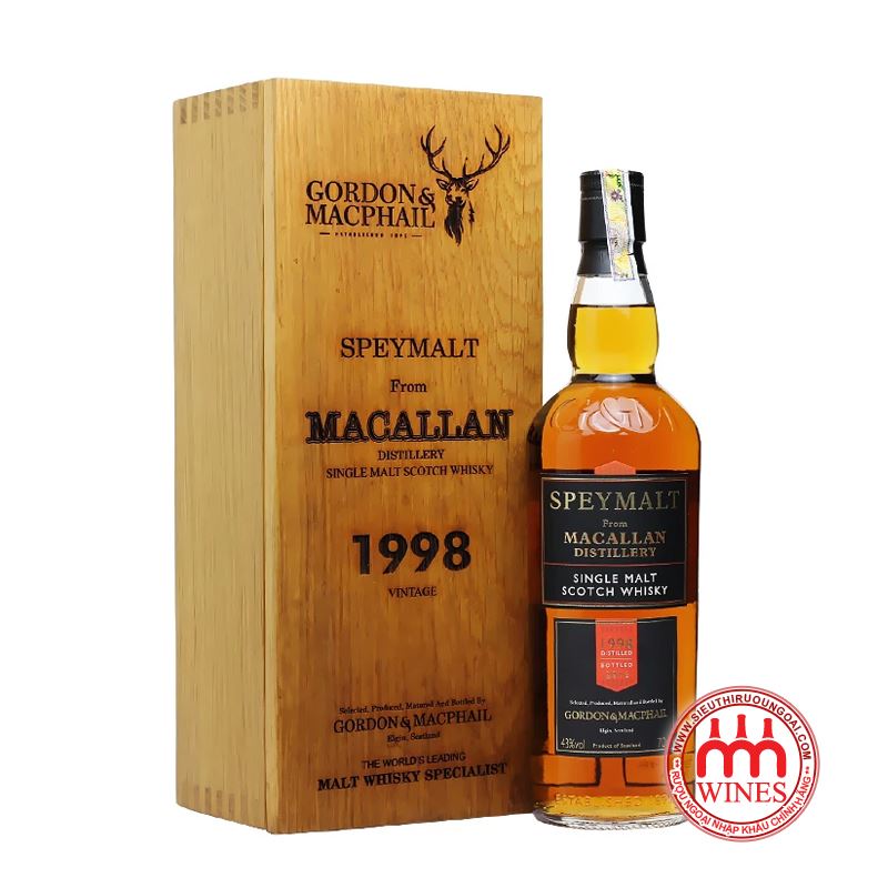 THE MACALLAN 1998 SPEYMALT G M | Rượu Ngoại Chính Hãng THE MACALLAN 1998 SPEYMALT G M | Rượu Ngoại Chính Hãng