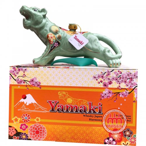 Rượu Hổ sứ Yamaki - Hổ Xanh Hộp Giấy