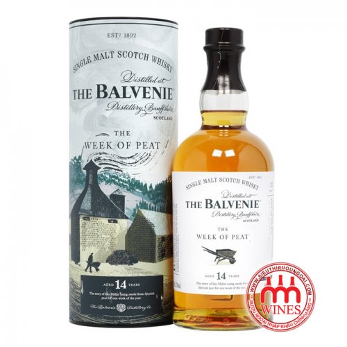 THE BALVENIE THE WEEK OF PEAT AGED 14 YEARS