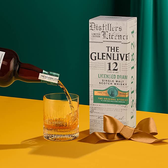 THE GLENLIVET 12 years old LICENSED DRAM | Rượu Ngoại Chính Hãng