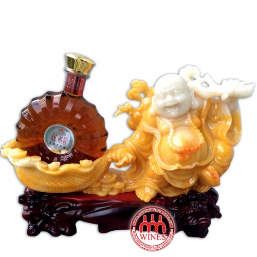 Kệ Phật Dilac đá Vàng Ngọc + Rượu D'or XO