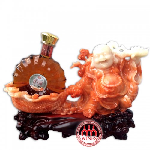 Kệ Phật Dilac đá Cam Ngọc + Rượu D'or XO