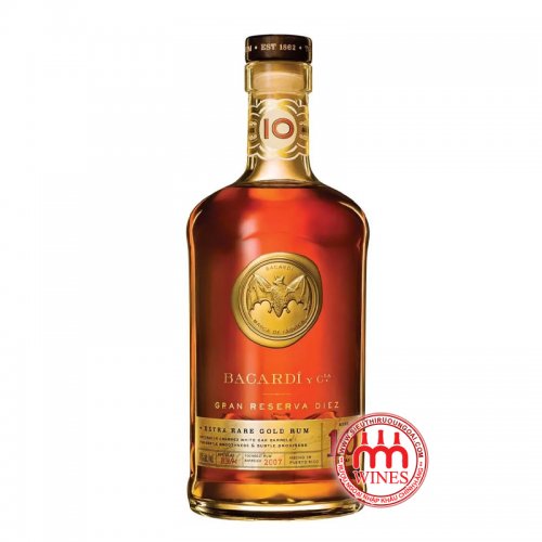 BACARDI GRAN RESERVA DIEZ RUM (10YO) 700ML