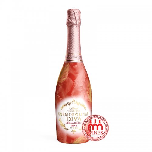 SPARKLING COSMOPOLITAN DIVA Strawberry (Vị Dâu Bạc Hà)