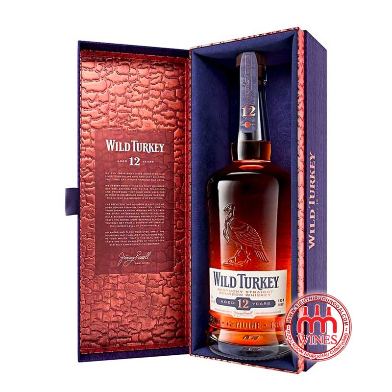 空瓶　Wild Turkey 12年 アウトドアスペシャルセット WILD TURKEY 12 HỘP QUÀ TẾT 2026 | Rượu Ngoại Chính Hãng