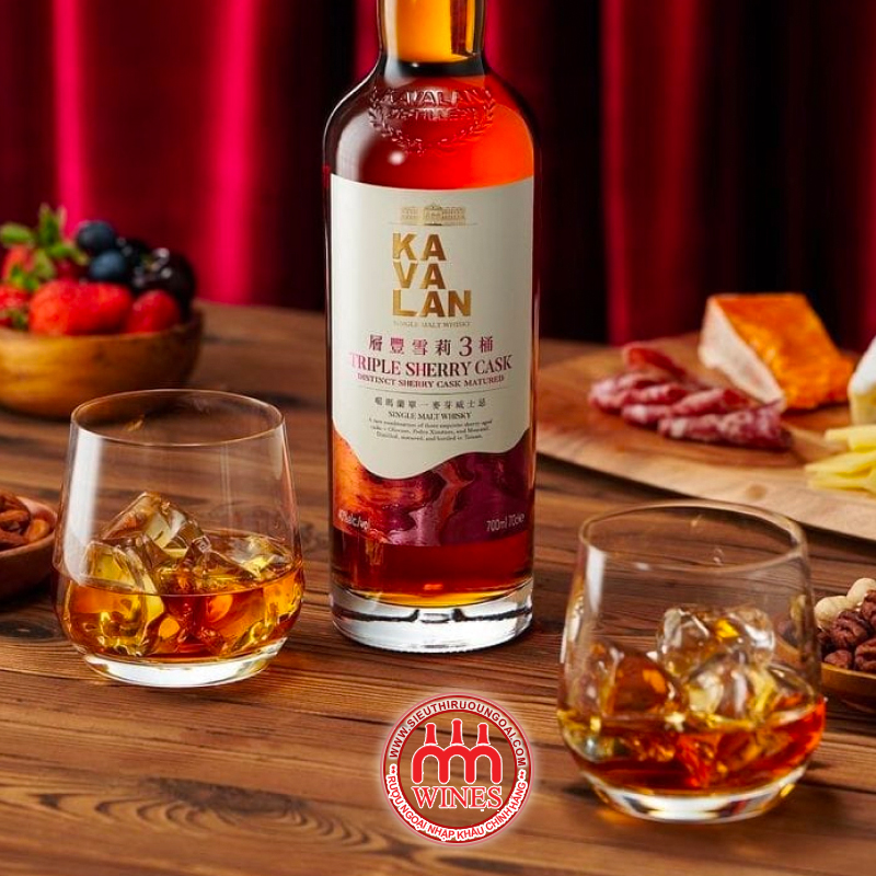 KAVALAN TRIPLE SHERRY CASK 700ml | Rượu Ngoại Chính Hãng