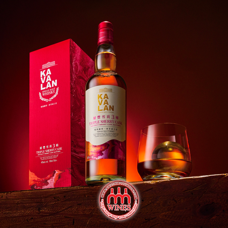 KAVALAN TRIPLE SHERRY CASK 700ml | Rượu Ngoại Chính Hãng