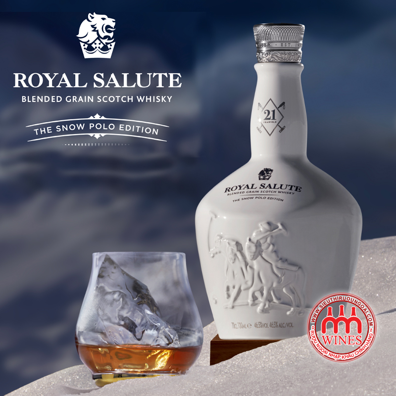 Royal Salute 21 years old Limited Snow Polo Edition | Rượu Ngoại