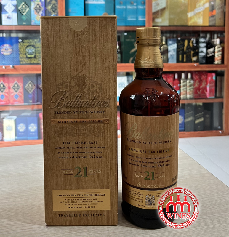Ballantines 21 Signature Oak Edition (Thanh lý) | Rượu Ngoại Chính