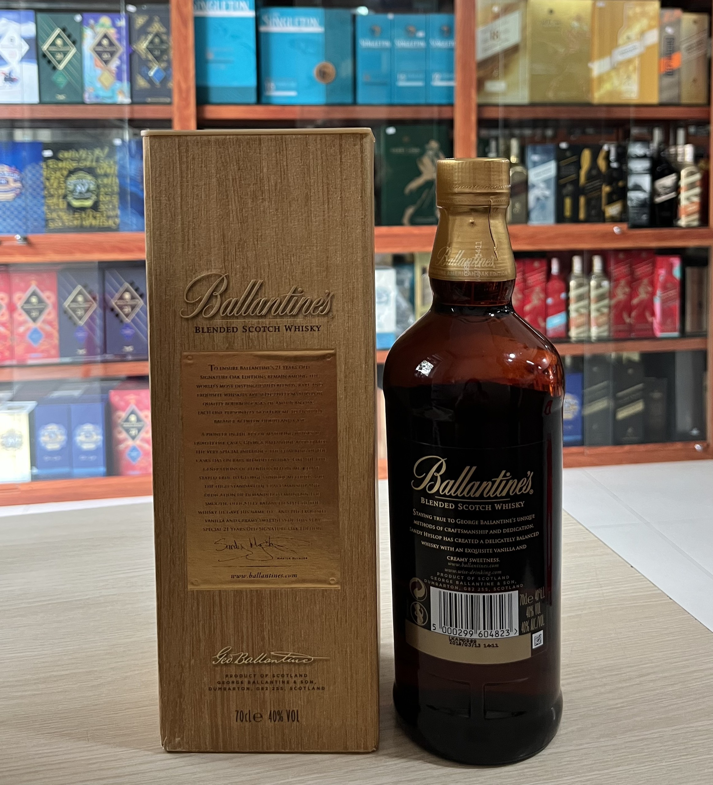 Ballantines 21 Signature Oak Edition (Thanh lý) | Rượu Ngoại Chính
