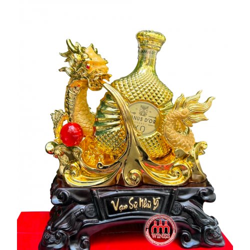 Kệ Rồng Vạn Sự Như Ý - Rượu Brandy Janus D'or Gold