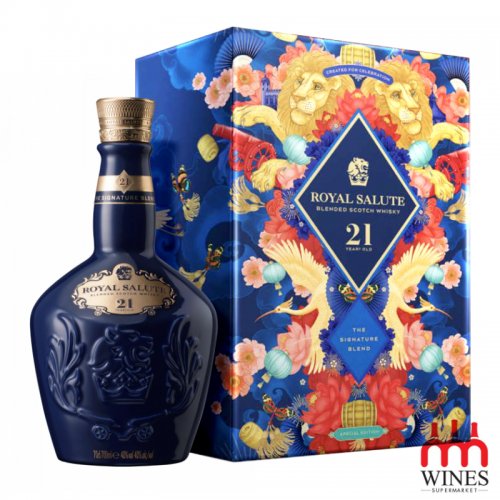 Royal Salute 21Yr (Blue) Gift box F26