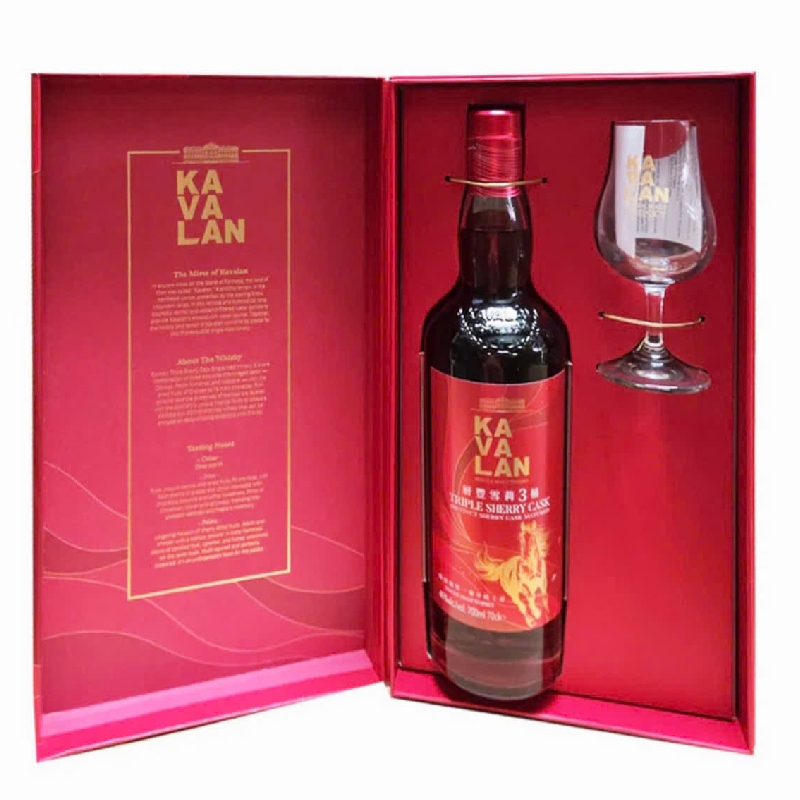 Kavalan TRIPLE Sherry Cask Single Malt Whisky, GIFTSET F26 | Rượu